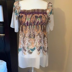 Trac Sheer Blouse size M!
